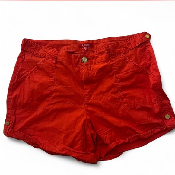 Red Women's Shorts - Picture 1 of 3